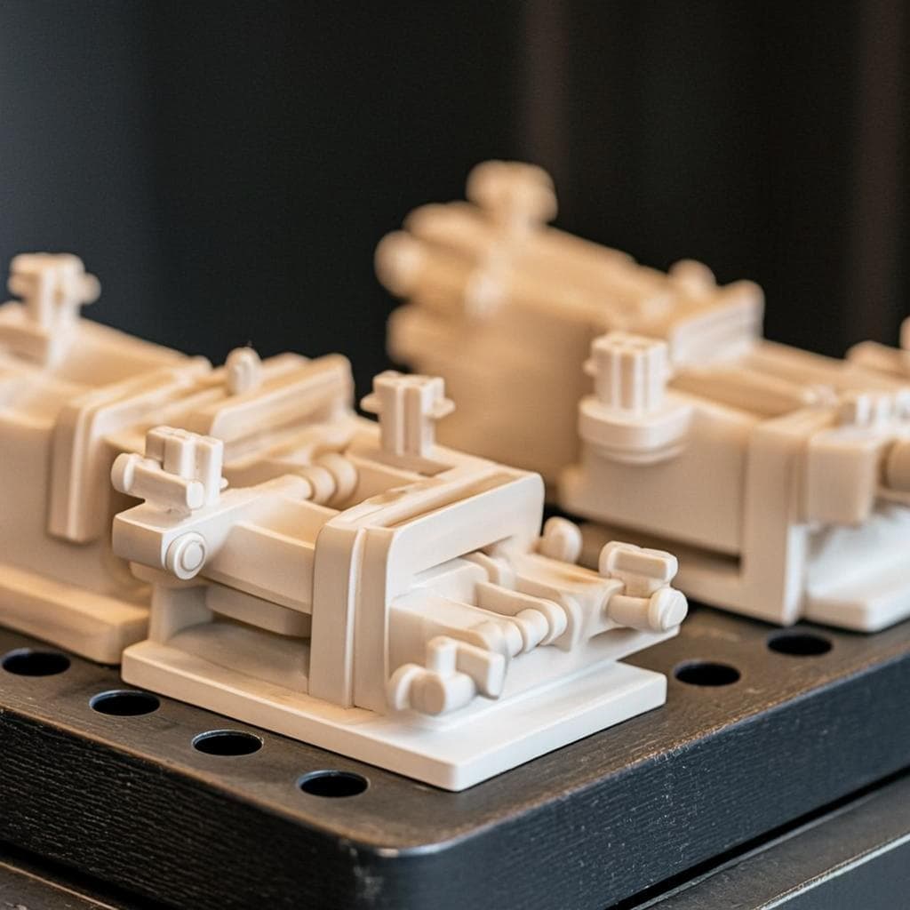 3D yazıcıda üretilen prototip parçalar
